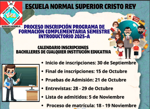 INSCRIPCIONES SEMESTRE INTRODUCTORIO PFC 2025-A